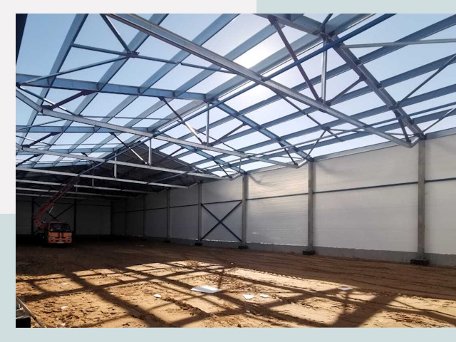 Строительство сенохранилищ в Березниках