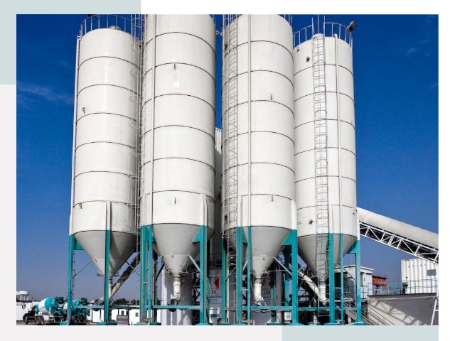 Строительство цементных силосов в Березниках