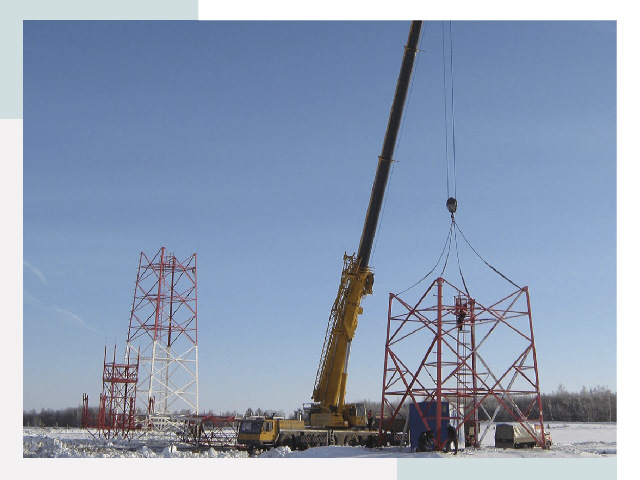 Монтаж вышек связи в Березниках