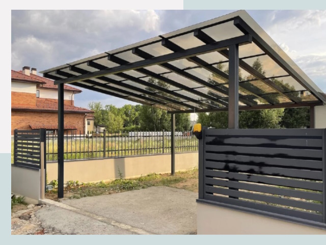 Металлические навесы в Березники от 618 руб. за м²