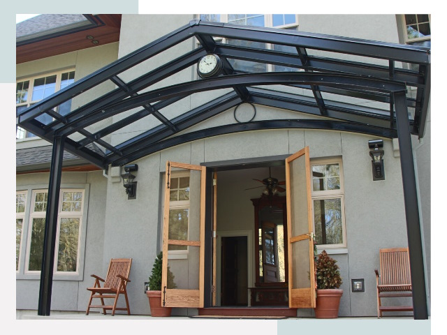 Козырьки металлические в Березниках