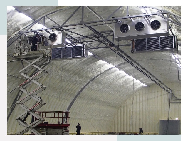 Оснащение ангаров в Березниках