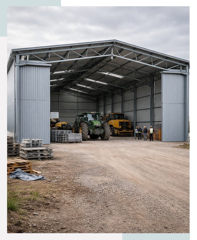 Ангары для сельхозтехники в Березниках от 20598 р. | СтальСтрой-Брз