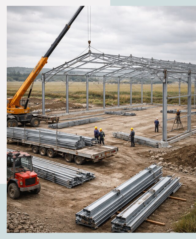 Строительство ангаров для сельхозтехники в Березниках под ключ