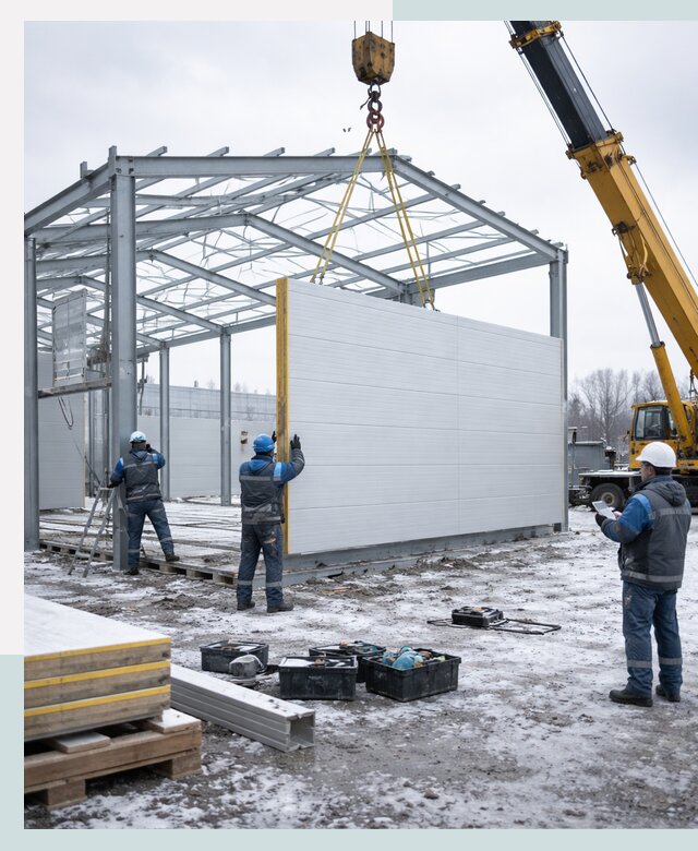Строительство холодильных складов под ключ в Березниках