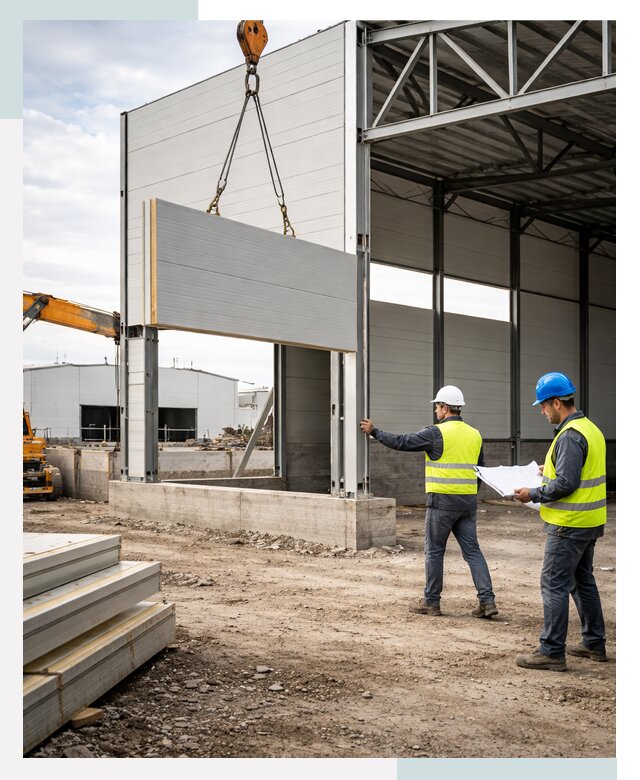 Склад из сэндвич панелей под ключ в Березниках от 9784 р. | СтальСтрой-Брз