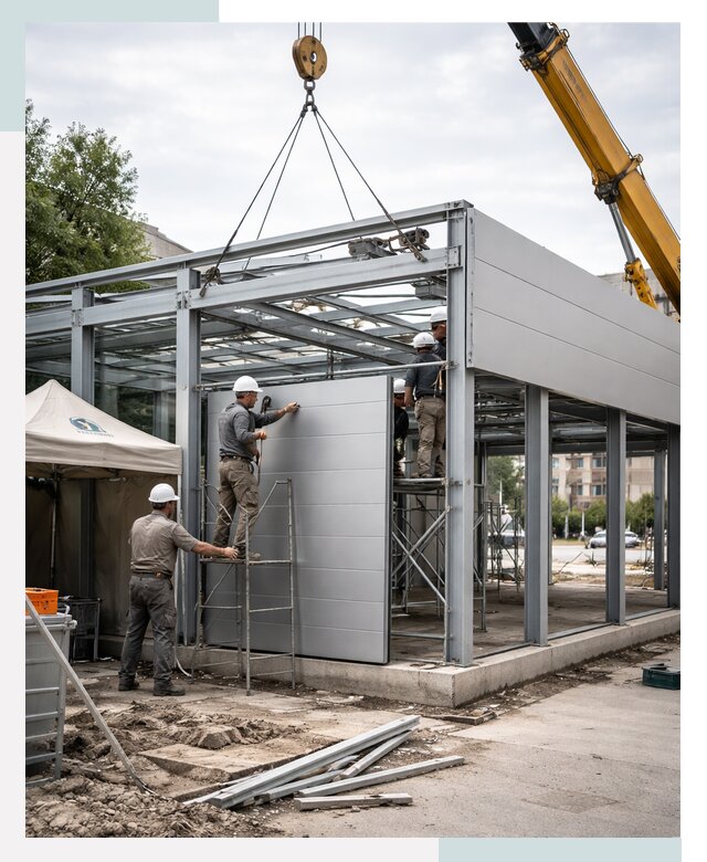 СтальСтрой-Брз: торговый павильон под ключ в Березниках от 36047 р.
