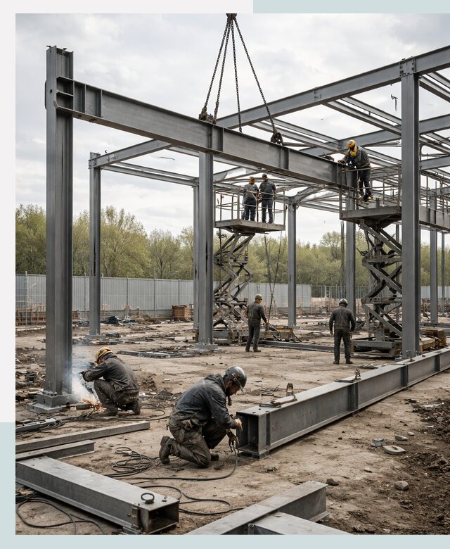 Строительство выставочных павильонов из металлоконструкций в Березниках