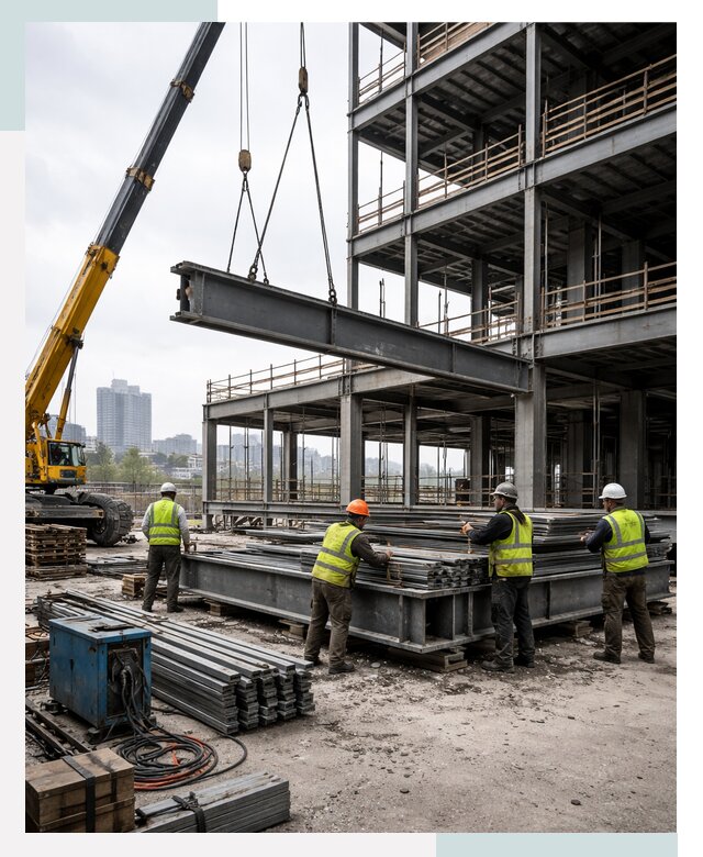 Строительство торгово-офисных зданий в Березниках от 46346 р.| СтальСтрой-Брз